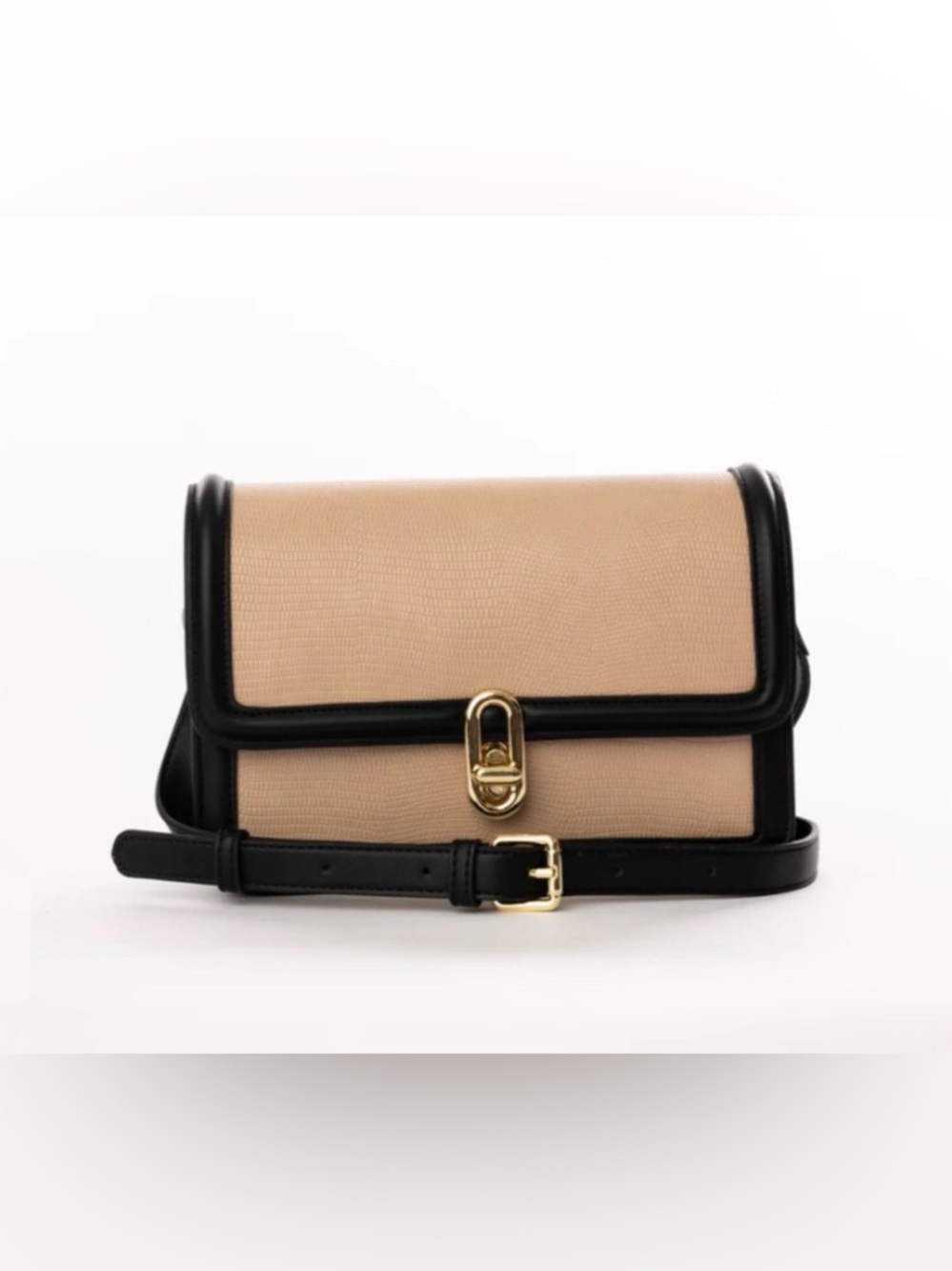 Jules Kae Mia Crossbody in Blush Lizard - Anthropologie - Vegan Leather - Picture 2 of 6